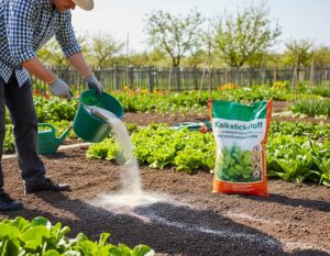 Mehr über den Artikel erfahren Kalkstickstoff für Gemüsegarten