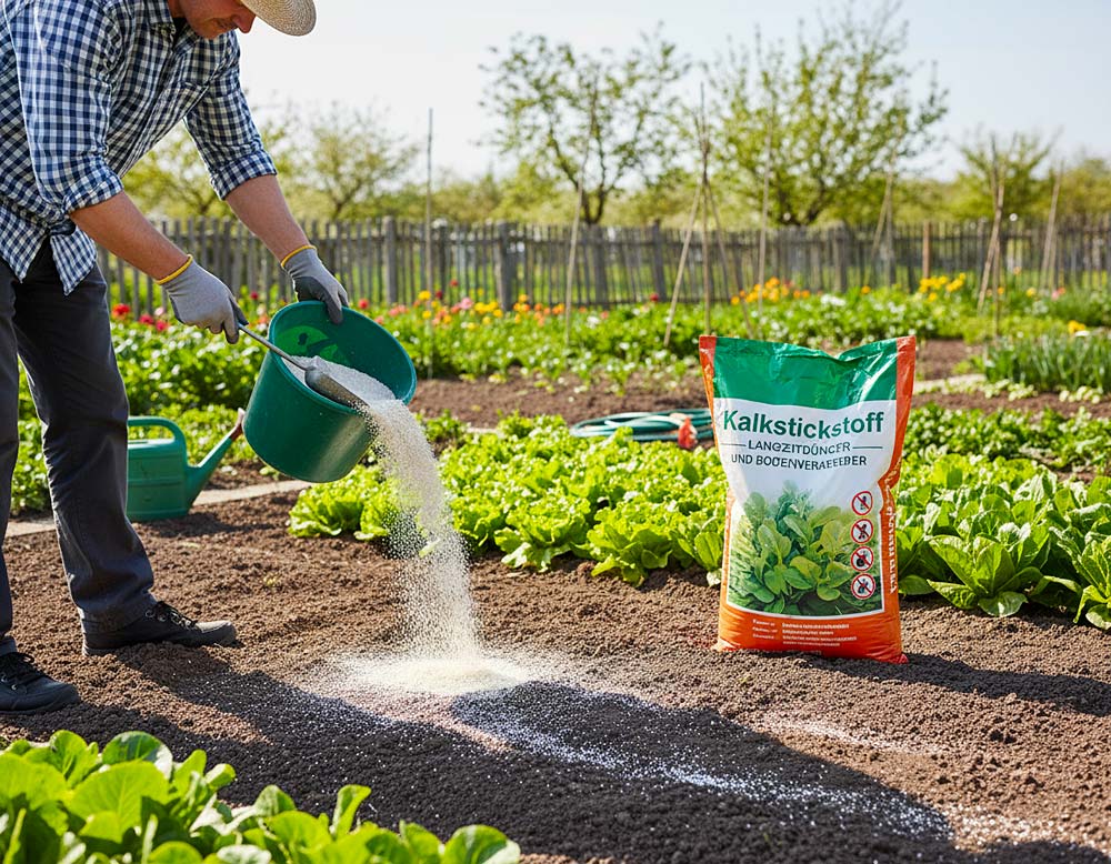 Du betrachtest gerade Kalkstickstoff für Gemüsegarten