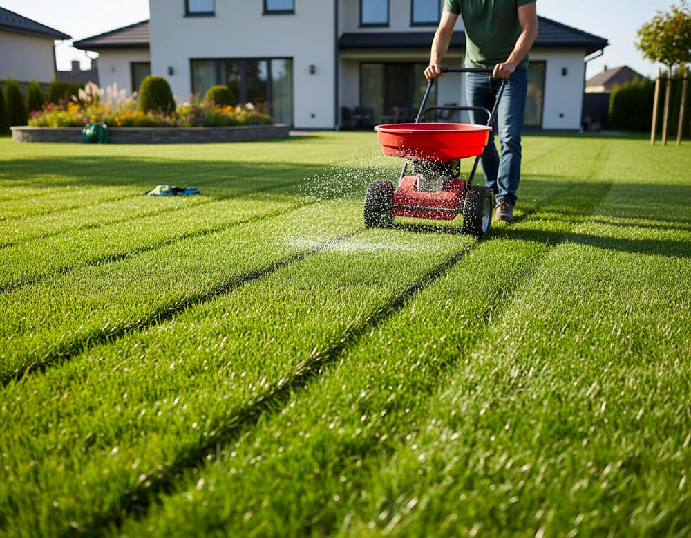 Du betrachtest gerade Rollrasen düngen