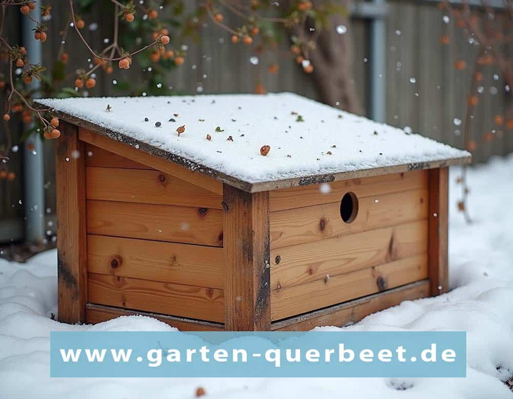 Du betrachtest gerade Wurmkiste draußen im Winter?