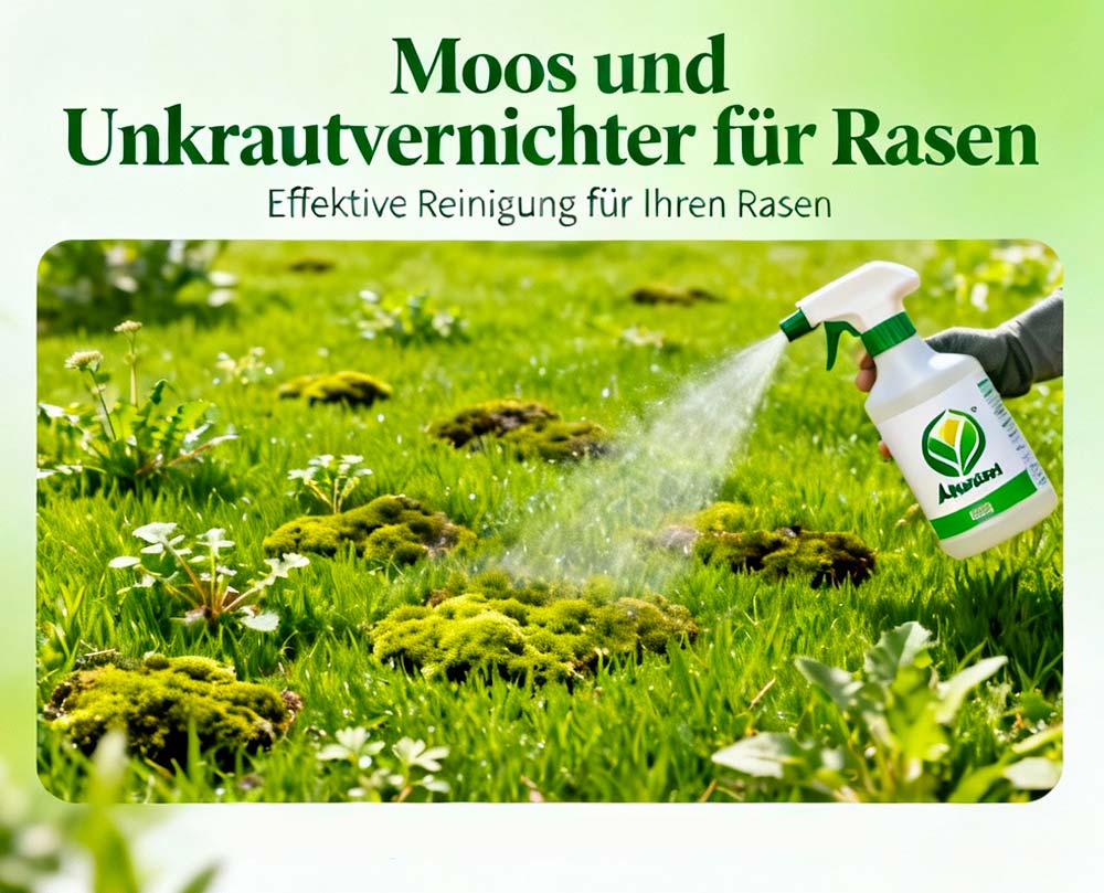 Du betrachtest gerade Moos und Unkrautvernichter für Rasen