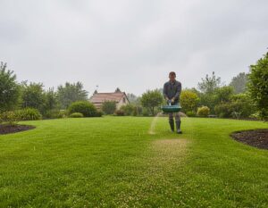 Mehr über den Artikel erfahren Bei welchem Wetter Rasen düngen?