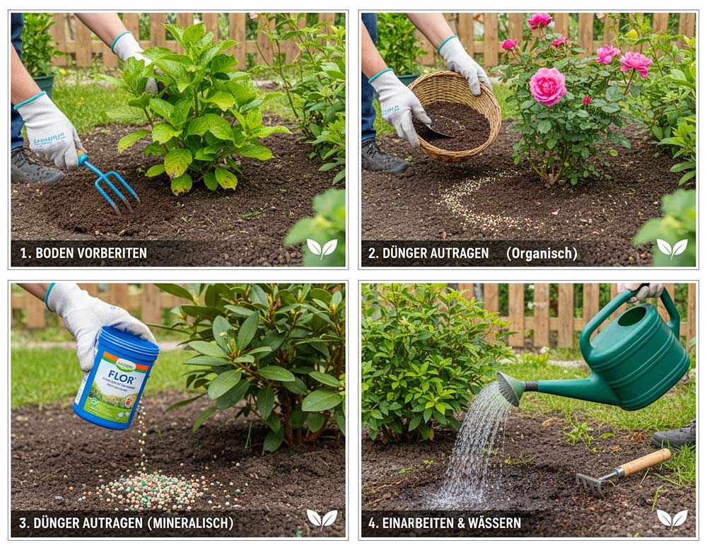 Sträucher düngen