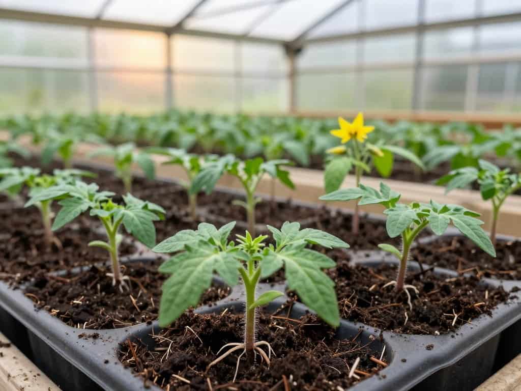 Tomaten Anzucht Keimlinge