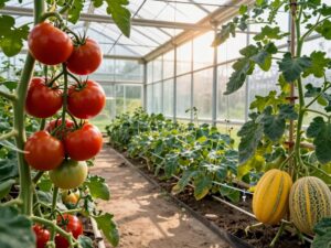 Mehr über den Artikel erfahren Tomaten und Melonen im Gewächshaus?