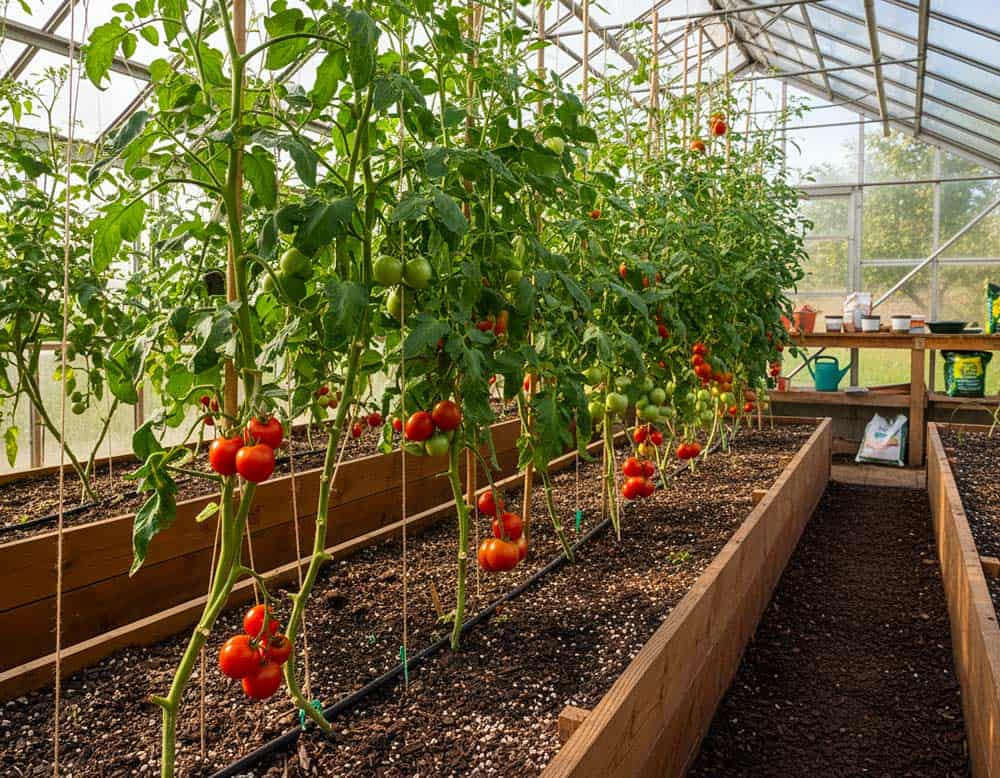 Welche Erde für Tomaten im Gewächshaus?
