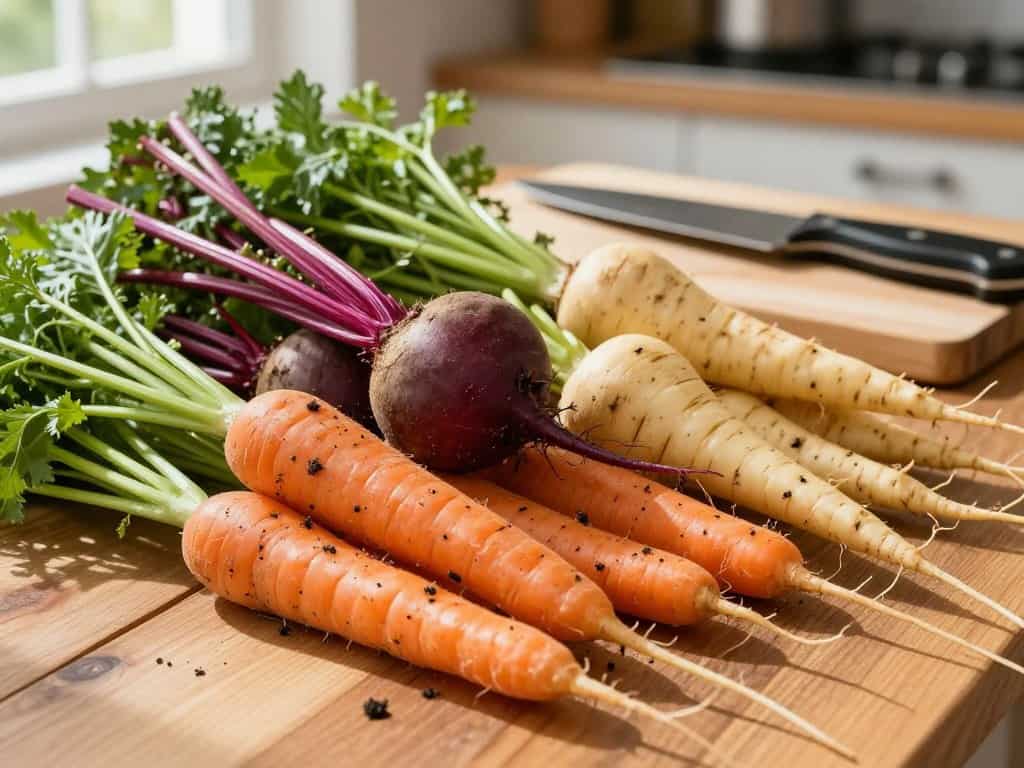 Nährstoffe in Wurzelgemüse