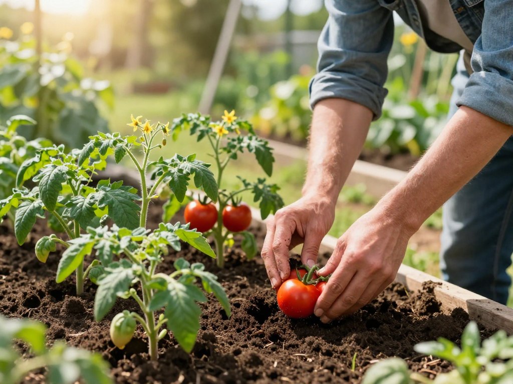 Du betrachtest gerade Tomatenpflanzen aussetzen