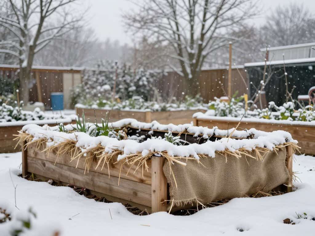 Hochbeet Schutzmaßnahmen Winter
