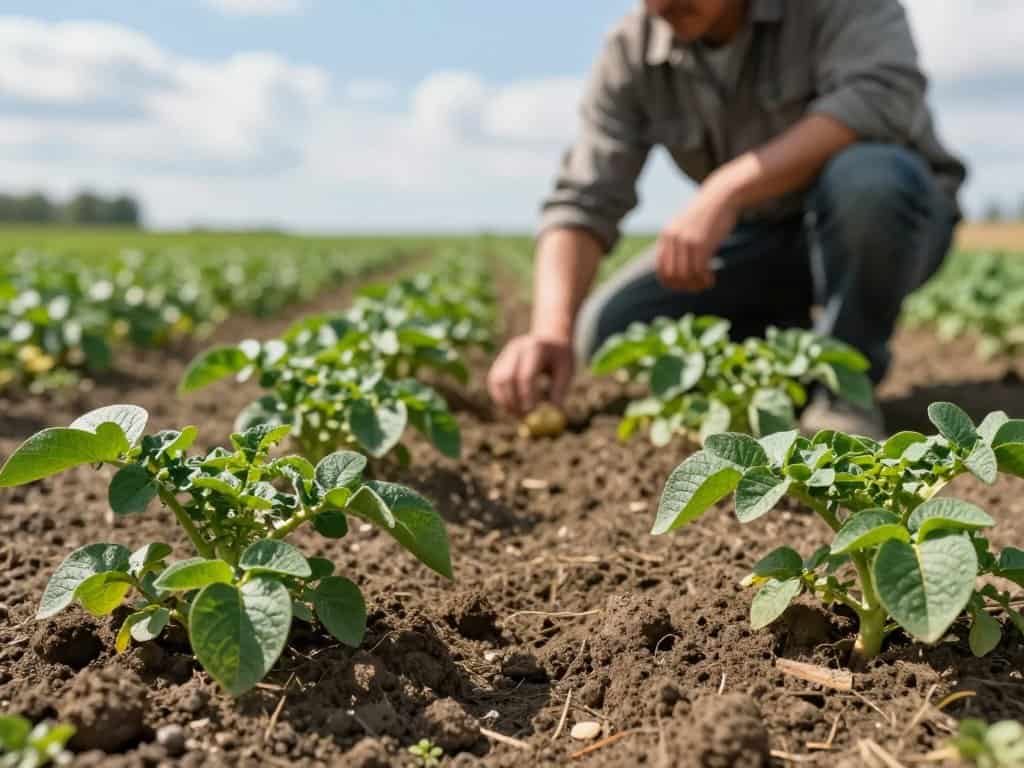 Kartoffelpflanzabstand