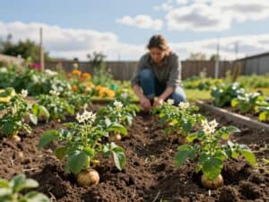 Mehr über den Artikel erfahren Wie weit pflanzt man Kartoffeln auseinander