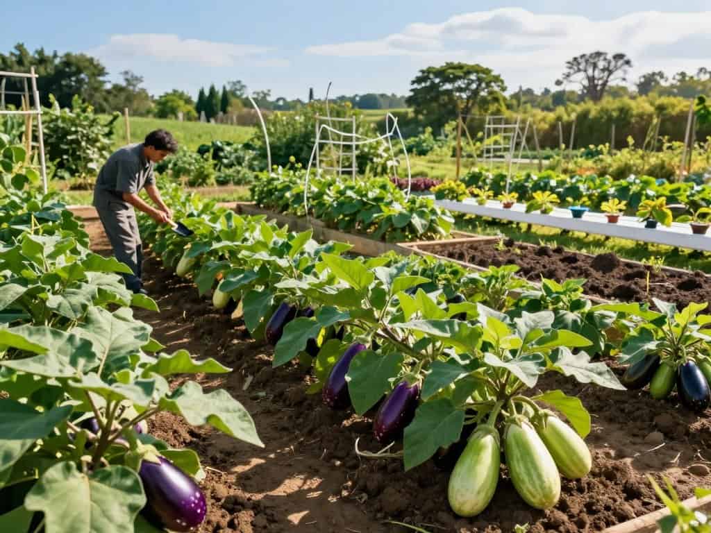 Auberginen Anbau Methoden