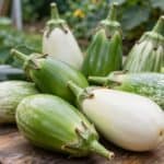 Auberginen werden nicht Lila?