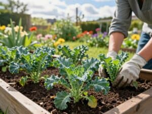 Mehr über den Artikel erfahren Grünkohl im Hochbeet anpflanzen