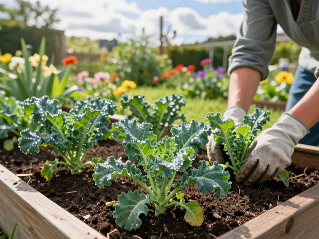 Du betrachtest gerade Grünkohl im Hochbeet anpflanzen