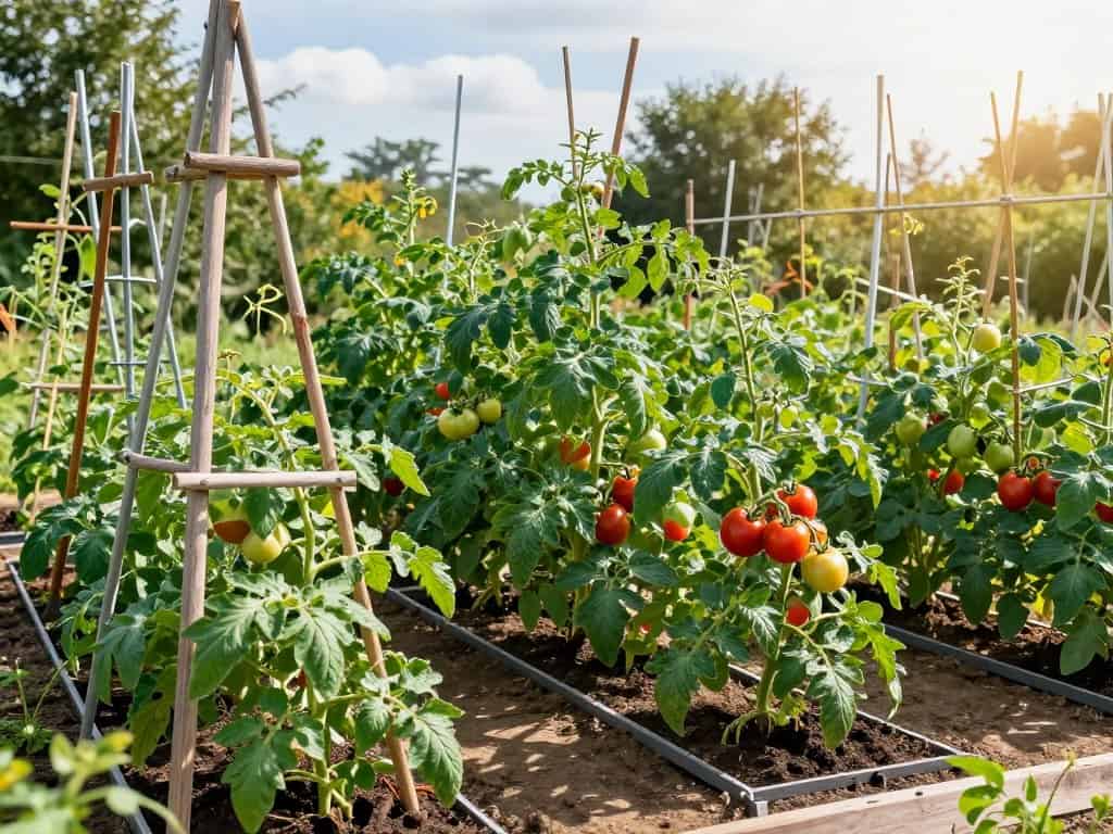Pflanzabstand und Rankhilfen