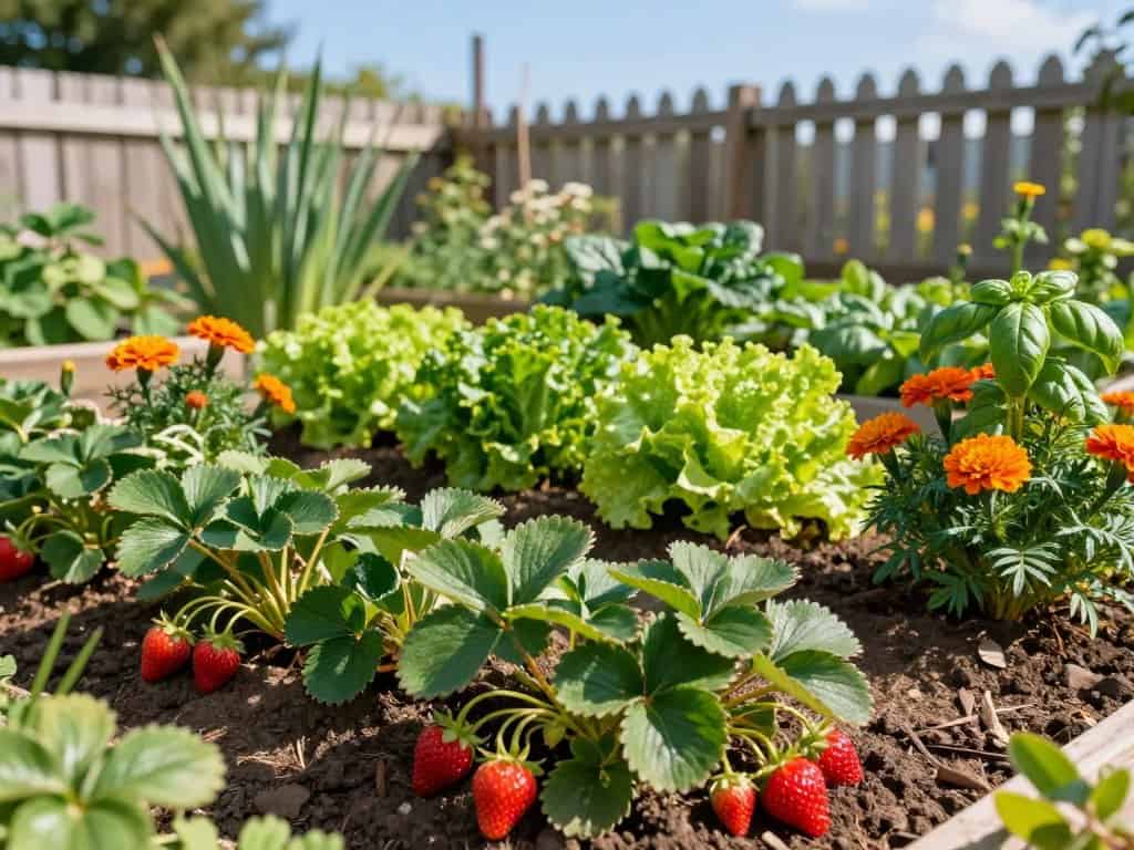 Du betrachtest gerade Was kann ich neben Erdbeeren pflanzen?