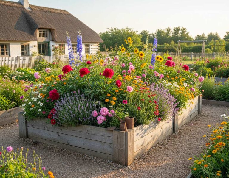 Mehr über den Artikel erfahren Blumen Hochbeet gestalten