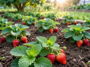Mehr über den Artikel erfahren Erdbeeren und Minze zusammen pflanzen?