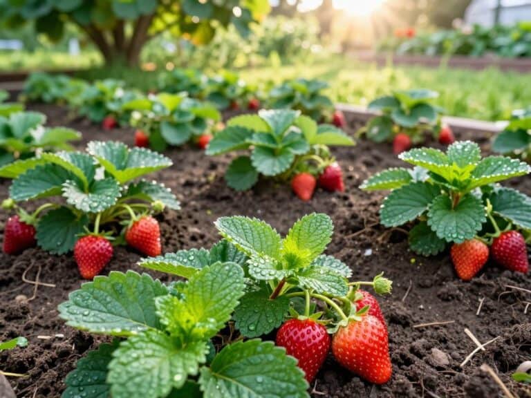 Mehr über den Artikel erfahren Erdbeeren und Minze zusammen pflanzen?