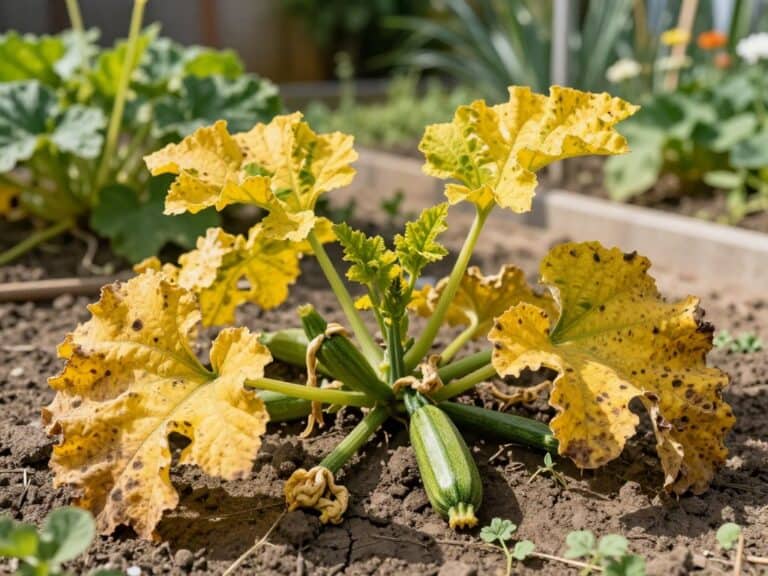 Mehr über den Artikel erfahren Zucchini pflanze wächst nicht – Was tun?