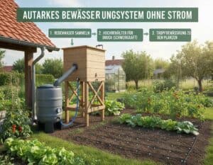 Mehr über den Artikel erfahren Bewässerungssystem im Garten ohne Strom