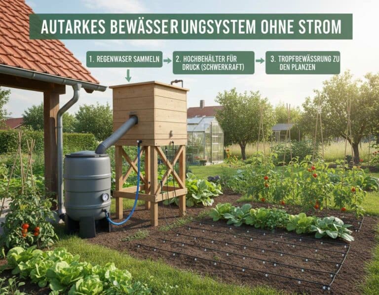 Mehr über den Artikel erfahren Bewässerungssystem im Garten ohne Strom