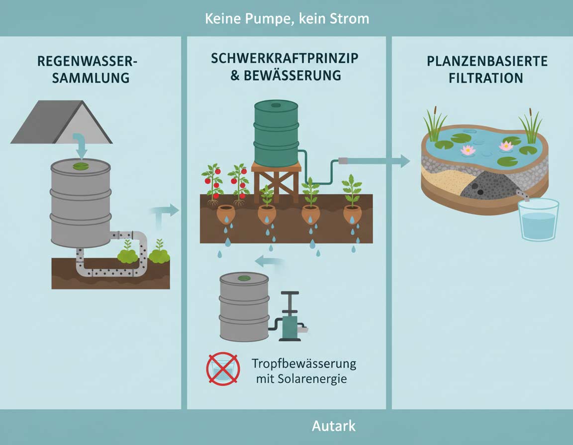 Bewässerungssystem Garten ohne Sstrom Bewässerungssystem Garten ohne Sstrom