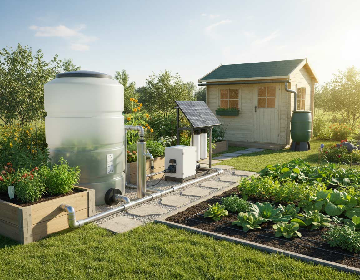 Regenwasseraufbereitungsanlage für den Garten Regenwasseraufbereitungsanlage für den Garten