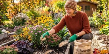 Herbstdüngung mit Hornspänen