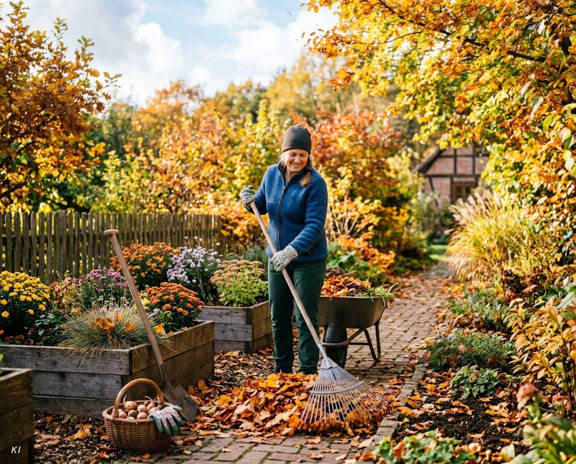 Gartenarbeiten im Herbst