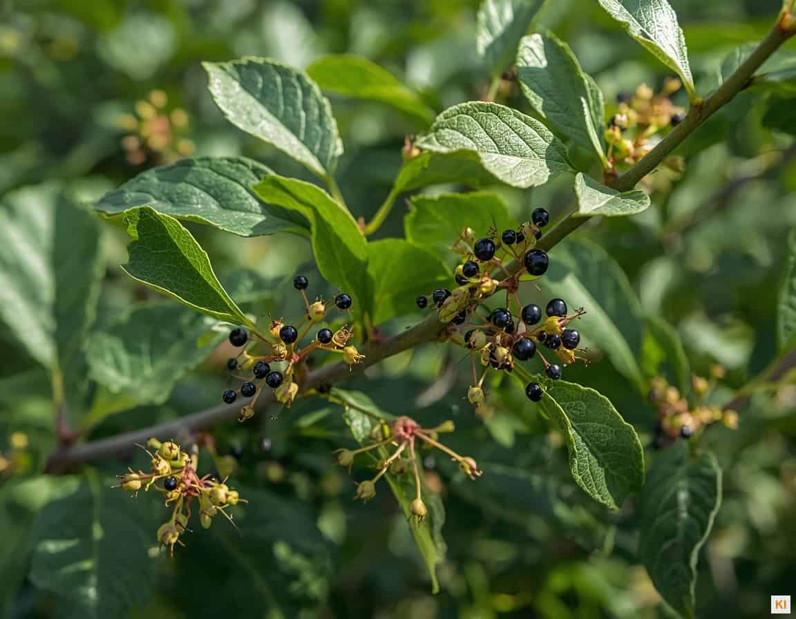 Holunder mit schwarze Läuse