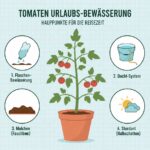 Tomaten im Urlaub bewässern: Vorbereitung, Methoden und Checkliste