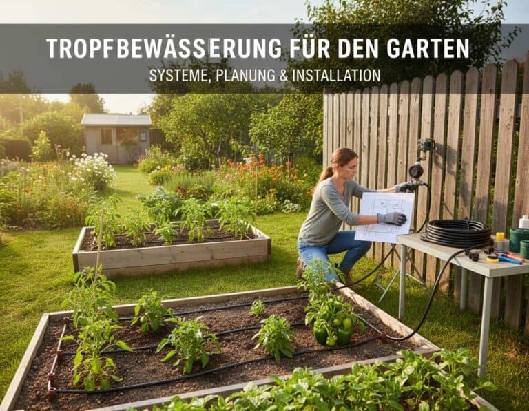 Mehr über den Artikel erfahren Tropfbewässerung für den Garten: Systeme, Planung und Installation