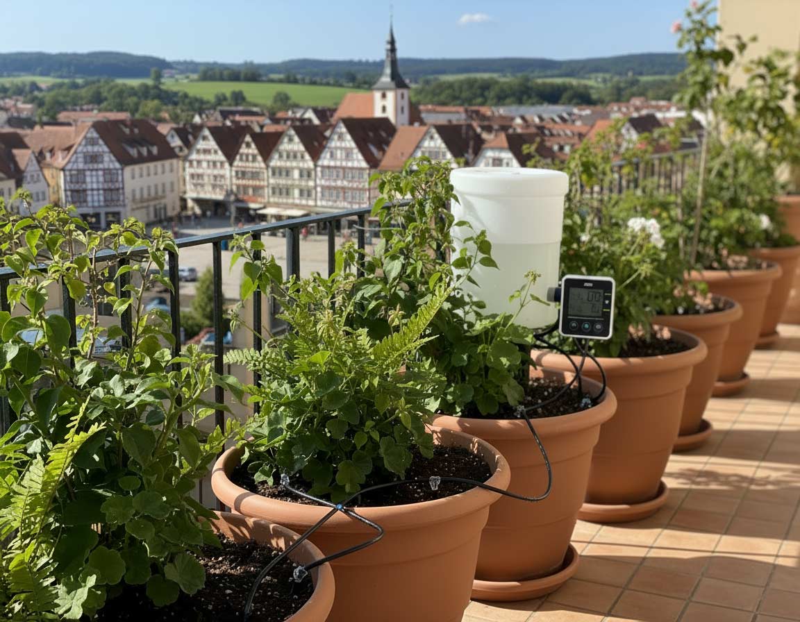 Automatische Bewässerung für Kübelpflanzen Automatische Bewässerung für Kübelpflanzen