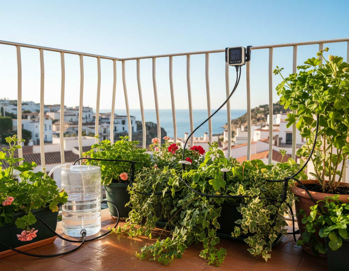 Balkonpflanzen bewässern im Urlaub Balkonpflanzen bewässern im Urlaub
