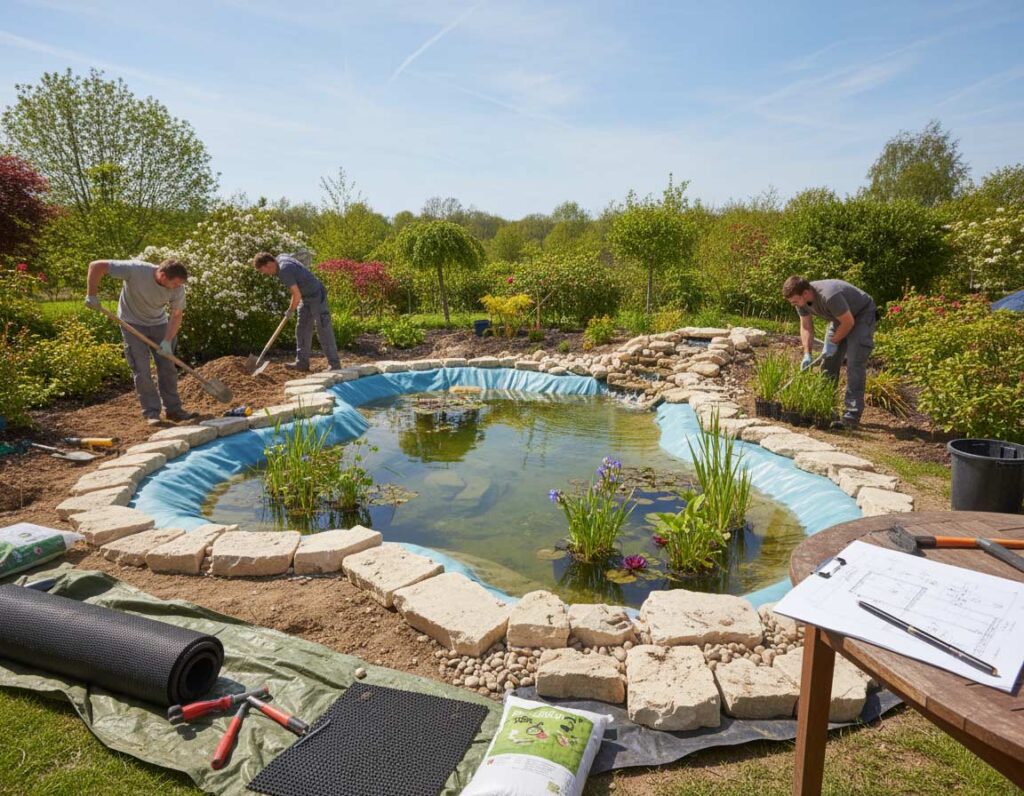 Teich im Garten anlegen Teich im Garten anlegen