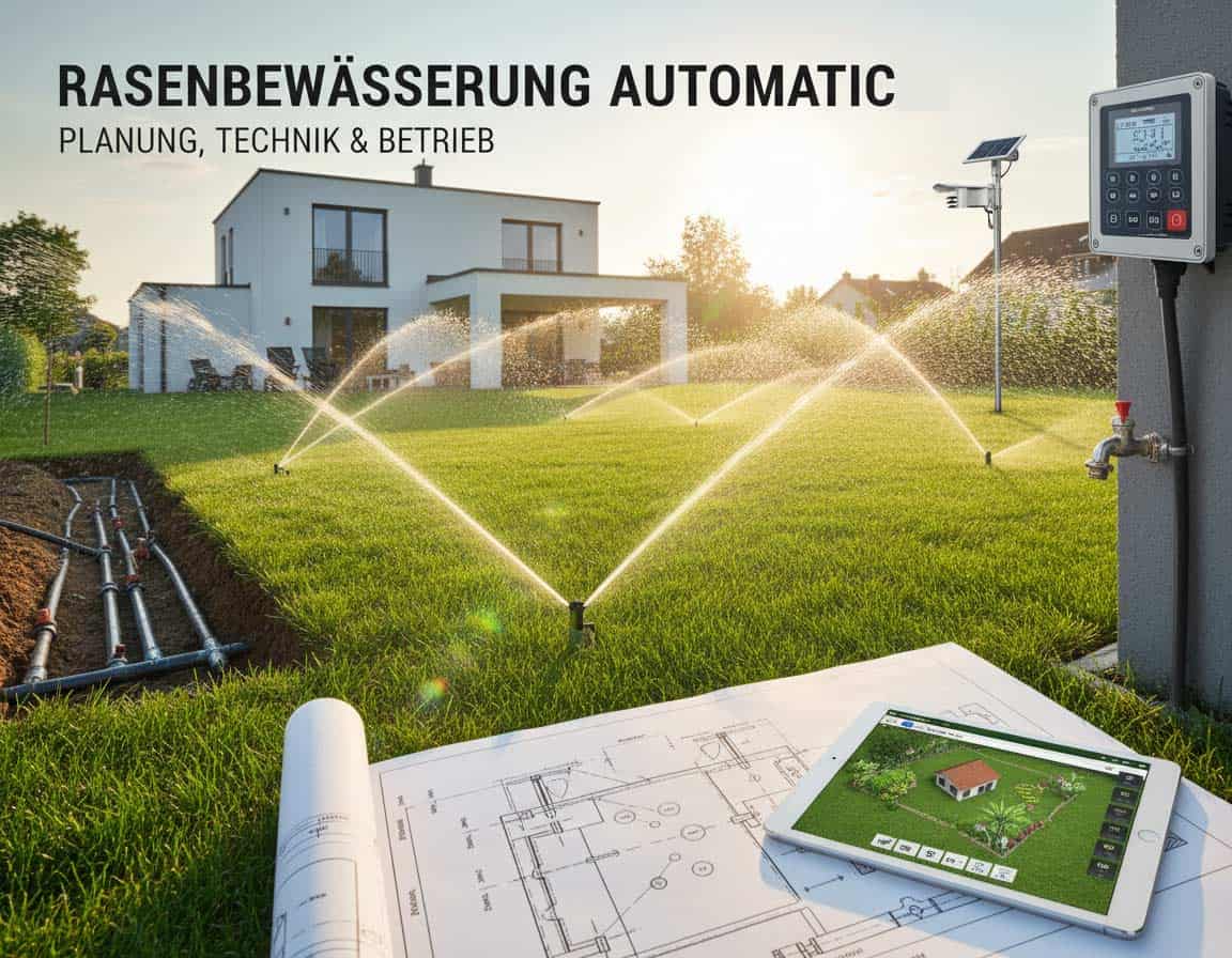 Rasenbewässerung automatisch: Planung, Technik und Betrieb